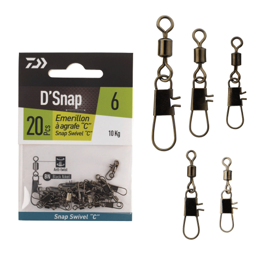 Daiwa Snap Swivel C Clip Swivels