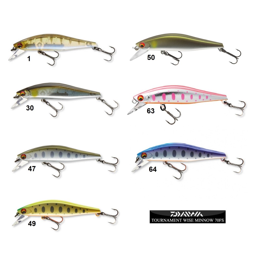 Daiwa Tournament Wise Minnow Fast Sinking 70mm
