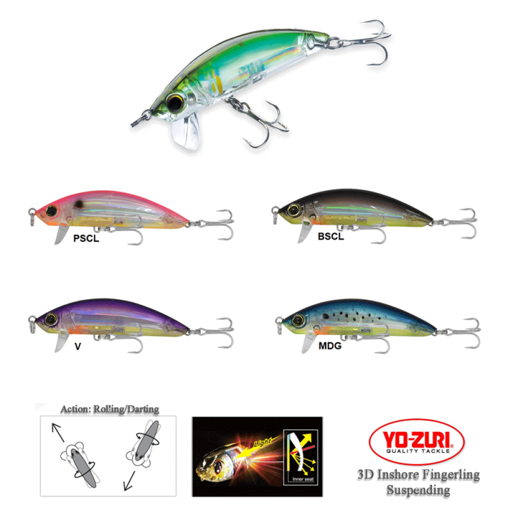 Yo Zuri 3D Inshore™ Surface Minnow 90mm