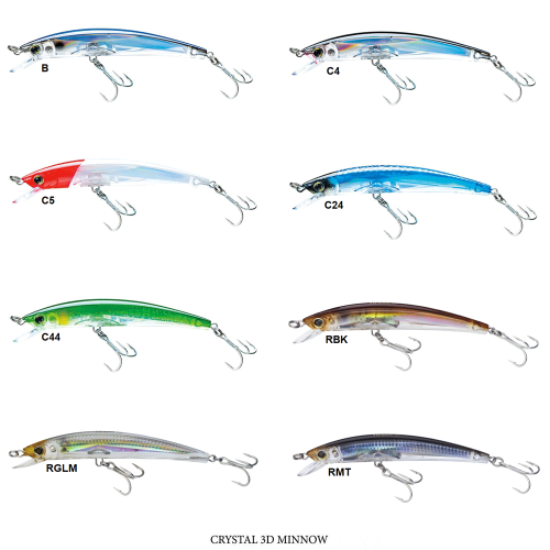 Yo-Zuri Crystal 3D Minnow Floating 110mm