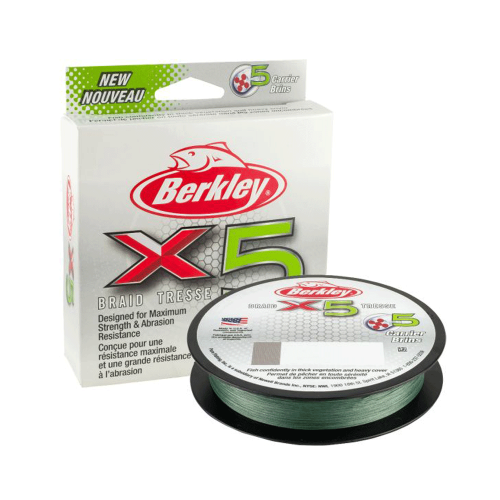 Berkley X5 Braided Line Green 300m