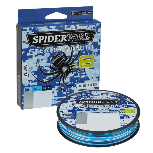 SpiderWire Stealth Smooth 8 Blue Camo 150m
