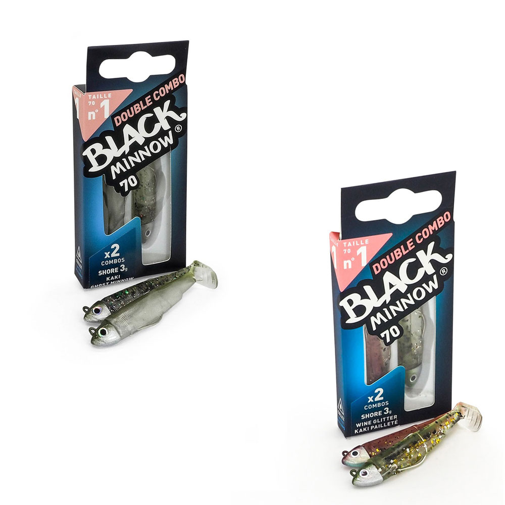 Fiiish Black Minnow No 1 Search Double Combo 4.5gr (70mm)