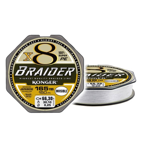 Konger Braider X8 Invisible 150m