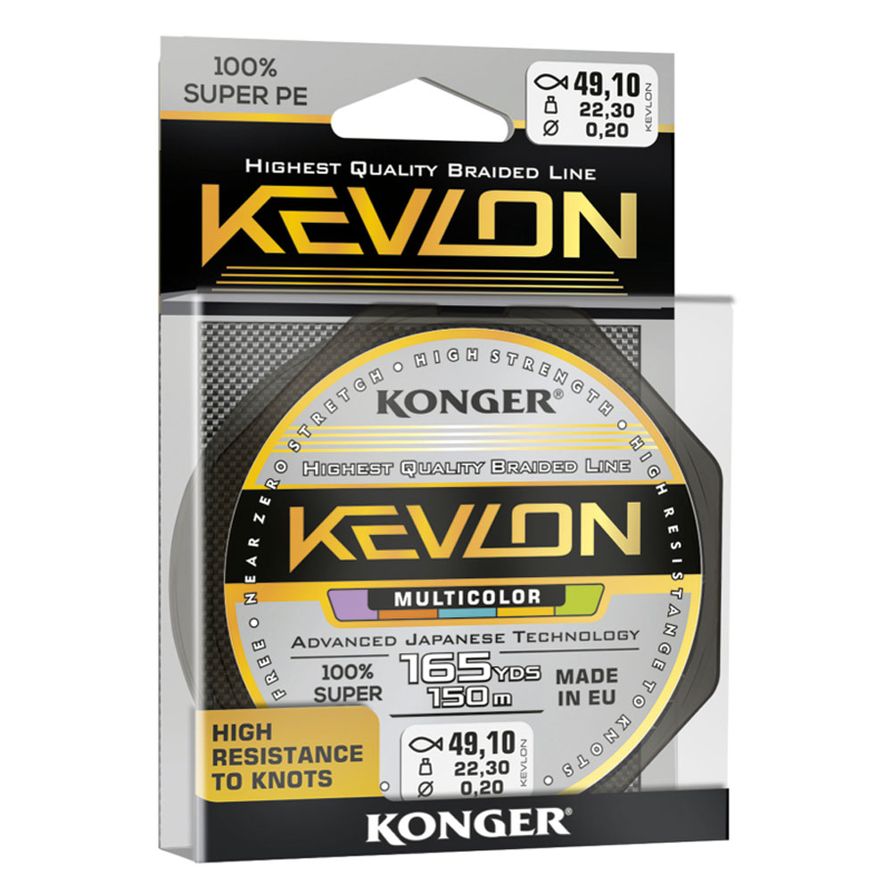 Konger Kevlon Multicolor X4 Braid 150m
