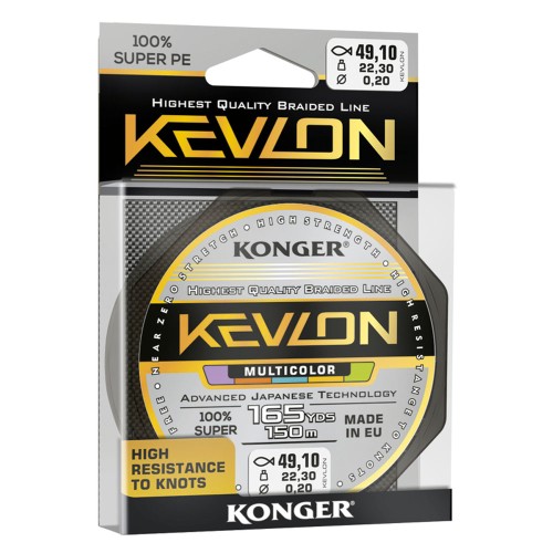 Konger Kevlon Multicolor X4 Braid 150m